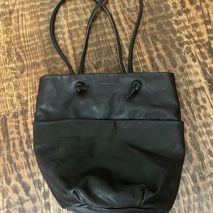 Monserat DeLucca soft leather hobo bag